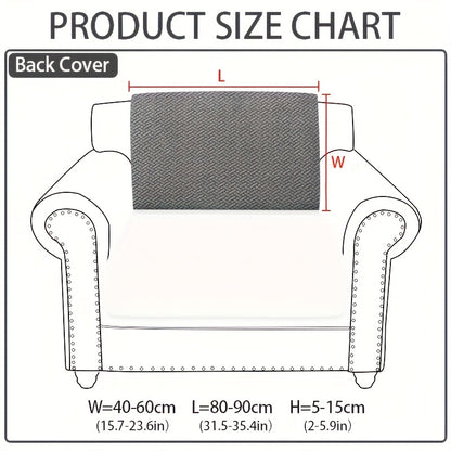 Stretch Jacquard Sofa Cover Non-Slip Elastic Furniture Protector for 1 2 3 4 Seater & L-Shaped Sectional Sofa – Wear-Resistant Polyester Slipcover, Machine Washable, Living Room Bedroom, 5 Colors