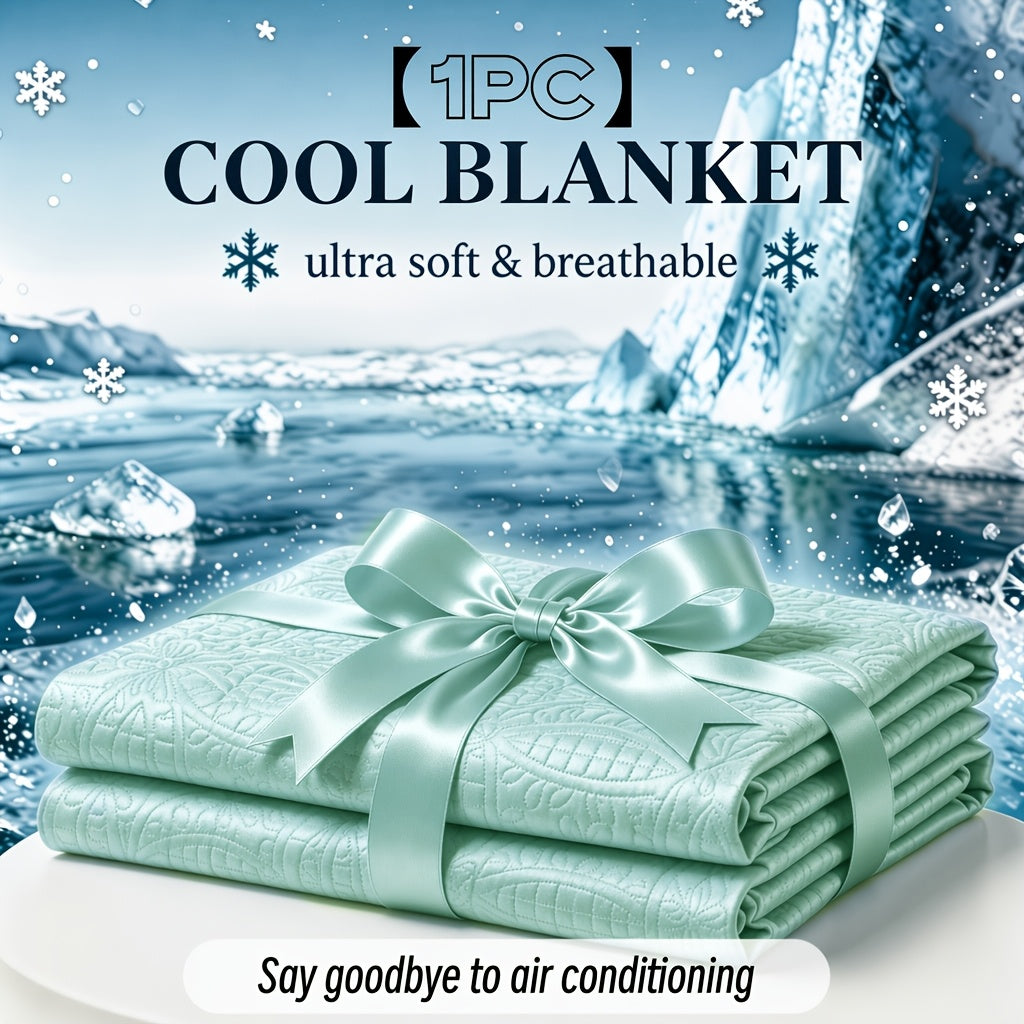 Bamboo Cooling Blanket for Hot Sleepers, Double-Sided Cooling Fabric Throw Twin Queen King, Breathable Soft Lightweight Summer Blanket for Night Sweats, Machine Washable Bamboo Fiber Blanket Multiple Colors