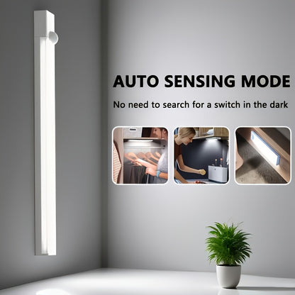 Motion Sensor LED Cabinet Light USB Rechargeable 12-Pack, 12 LED Wireless Night Light 3 Modes Wall Mount for Bedroom, Staircase, Kitchen, Closet & Hallway – 10cm, 20cm or 30cm