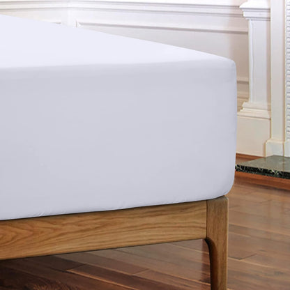 Fitted Sheet Brushed Microfiber Deep Pocket – Cooling Ultra Soft Silky Bed Sheet, Shrink & Fade Resistant, Fits Mattress Up to 16", Twin Twin XL Full Queen King Cal King, 8 Colors