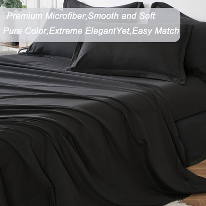Thin Quilt Comforter Set Twin Full Queen King – Lightweight Breathable Bed in a Bag with Sheets Pillowcases Pillow Shams, All Season Microfiber Bedding Multi-Color
