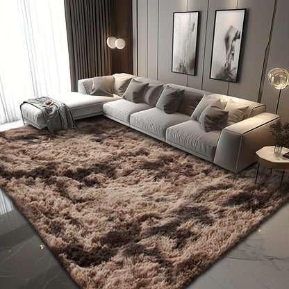 Shaggy Area Rug for Living Room – Ultra-Soft Fluffy Bedroom Carpet, Thick Plush Floor Mat for Home Decor, 5x7 6x9 8x10 9x12 Ft, Tie-Dye & Solid Colors