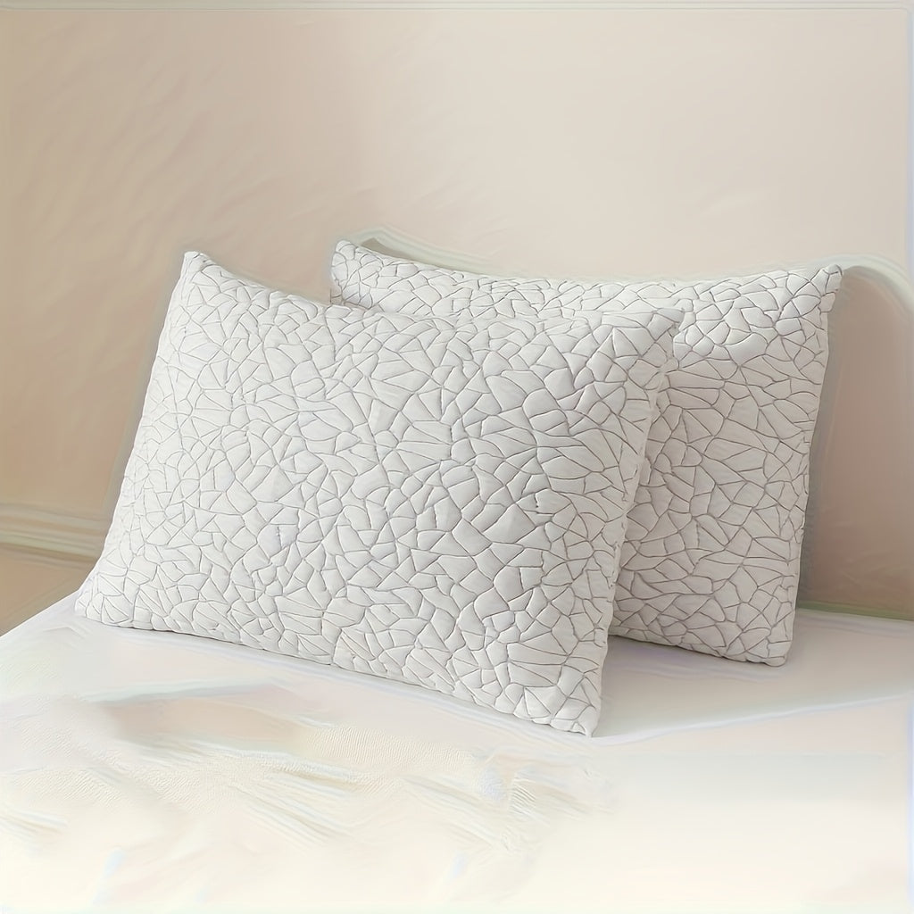 Gusseted Down Alternative Bed Pillows 2 or 4 Pack Standard Queen King Size Supportive Breathable Hotel Luxury Sleep Pillow for Side Stomach Back Sleepers Multiple Colors