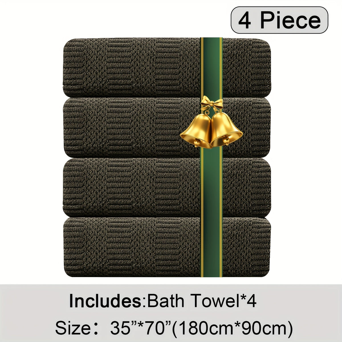 Oversized Bath Towel Set Microfiber XL – Super Absorbent Quick Dry Extra Large Bath Sheets for Family & Hotel, Soft Plush Shower Towels, 4-Piece & 8-Piece Sets, Multiple Colors & Patterns