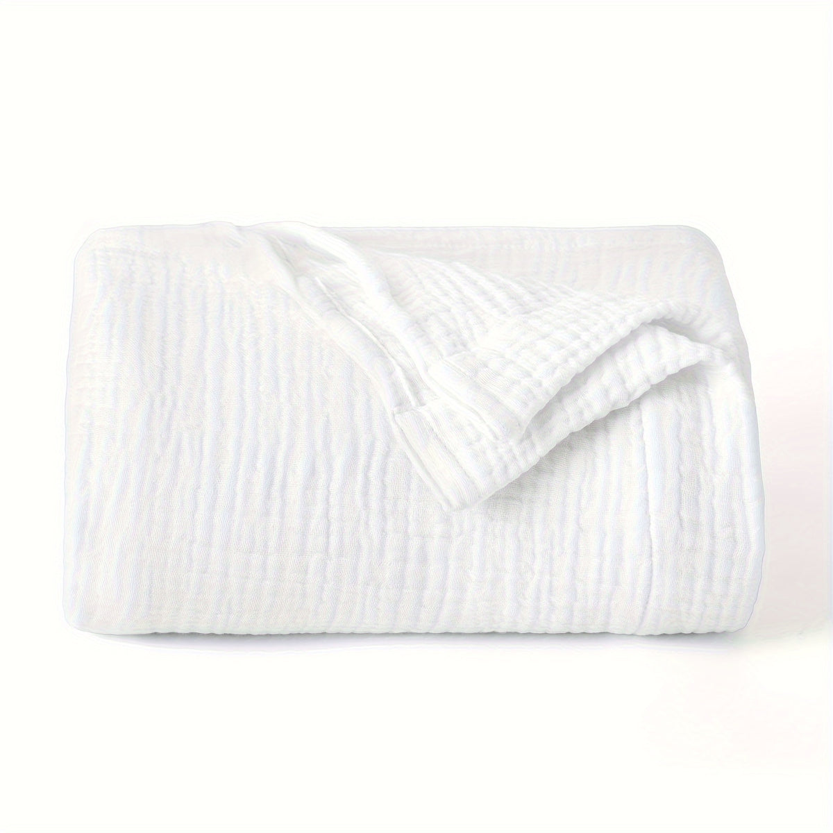 100% Cotton Muslin Blanket 6 Layer Breathable Lightweight Soft Gauze Throw Blanket All Season – Twin Queen King Throw for Couch Bed Sofa Machine Washable Navy Sage Green Lavender Teal Beige White Grey Blue