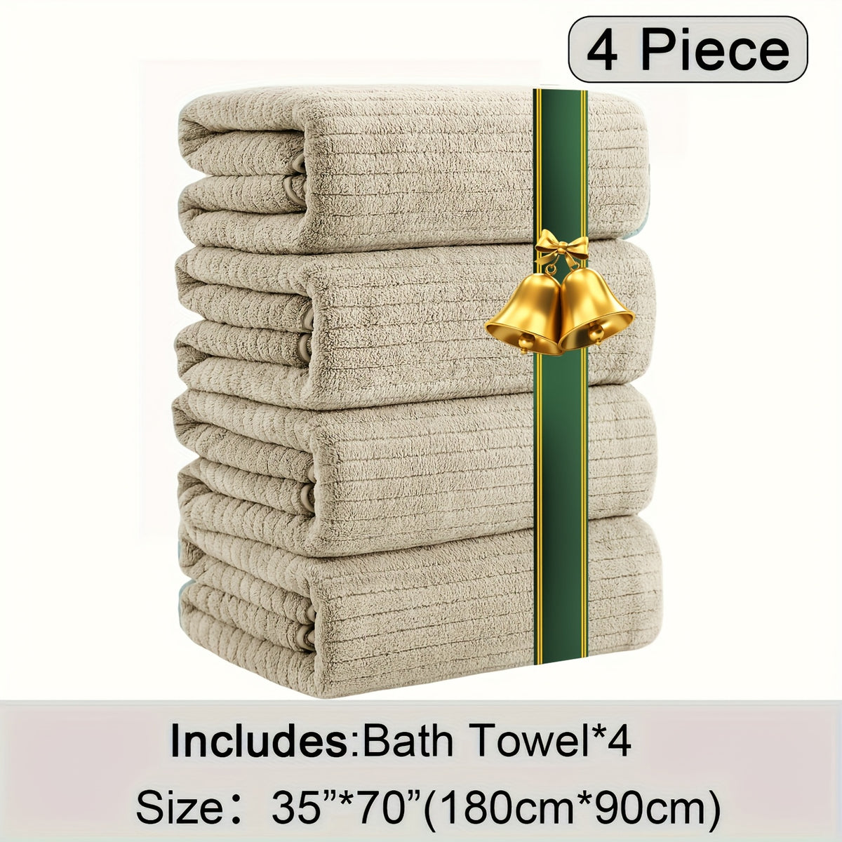 Oversized Bath Towel Set Microfiber XL – Super Absorbent Quick Dry Extra Large Bath Sheets for Family & Hotel, Soft Plush Shower Towels, 4-Piece & 8-Piece Sets, Multiple Colors & Patterns