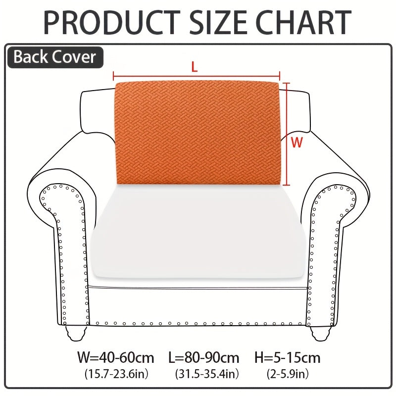 Stretch Jacquard Sofa Cover Non-Slip Elastic Furniture Protector for 1 2 3 4 Seater & L-Shaped Sectional Sofa – Wear-Resistant Polyester Slipcover, Machine Washable, Living Room Bedroom, 5 Colors