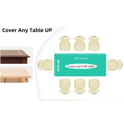 Disposable Plastic Tablecloth 12-Pack – Heavy Duty Table Cover for Parties, 84" Round & 54"x108" Rectangle, 22 Colors for Kitchen Dining Outdoor Events