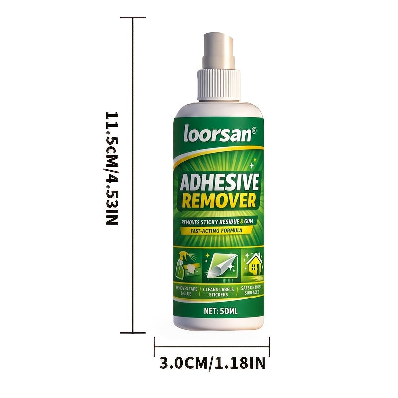 Adhesive Remover Spray Professional – Safe Sticker & Label Remover for Car Stickers Masking Tape Glue Decals Paint Surface Residue Fast-Acting Sticky Residue Dissolver Home & Auto Use