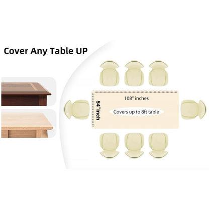 Disposable Plastic Tablecloth 12-Pack – Heavy Duty Table Cover for Parties, 84" Round & 54"x108" Rectangle, 22 Colors for Kitchen Dining Outdoor Events