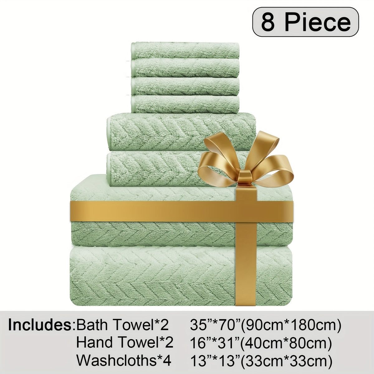Oversized Bath Towel Set Microfiber XL – Super Absorbent Quick Dry Extra Large Bath Sheets for Family & Hotel, Soft Plush Shower Towels, 4-Piece & 8-Piece Sets, Multiple Colors & Patterns