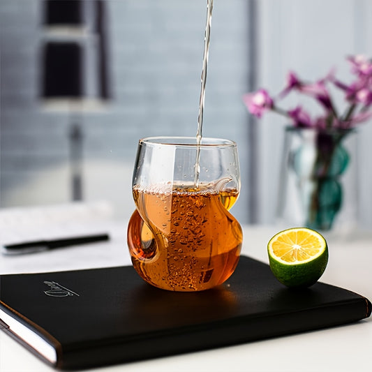 Japanese Twist Cocktail Glasses 400ml – Creative Spiral Whiskey Tumbler Set for Home Bar, Water, Tea, Beer & Cocktails – 2, 4 or 6 Pack Gift Set