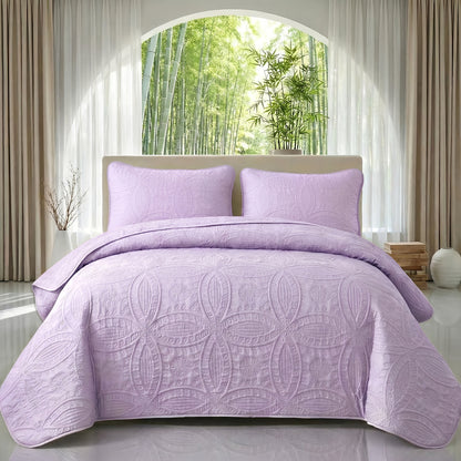 Duvet Cover Set 2/3 Piece Coin Pattern – Soft Skin-Friendly Hypoallergenic Machine Washable Quilt Cover with Pillowcases, Twin Full Queen King, 12 Colors Solid & Plaid Minimalist Bedroom Bedding