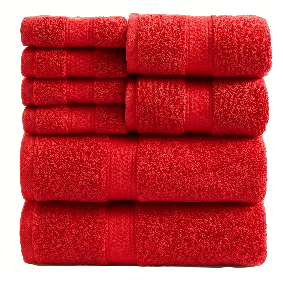Towel Set 8 Piece & 16 Piece – Soft Absorbent Bath Towels, Hand Towels & Washcloths | Quick Dry Thickened Bathroom Towels for Home Hotel Spa | 12 Colors