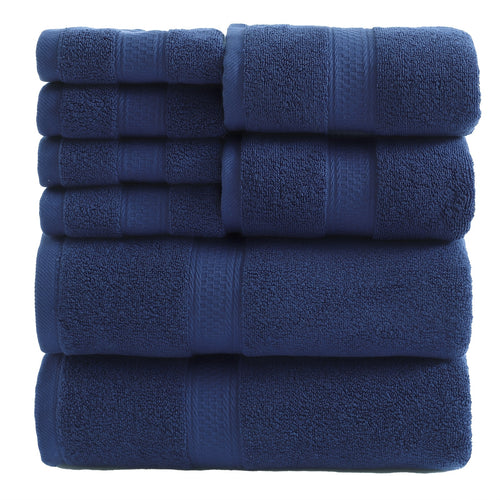 Towel Set 8 Piece & 16 Piece – Soft Absorbent Bath Towels, Hand Towels & Washcloths | Quick Dry Thickened Bathroom Towels for Home Hotel Spa | 12 Colors