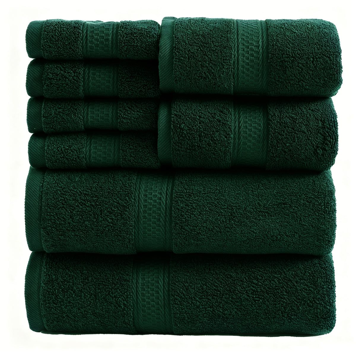 Towel Set 8 Piece & 16 Piece – Soft Absorbent Bath Towels, Hand Towels & Washcloths | Quick Dry Thickened Bathroom Towels for Home Hotel Spa | 12 Colors