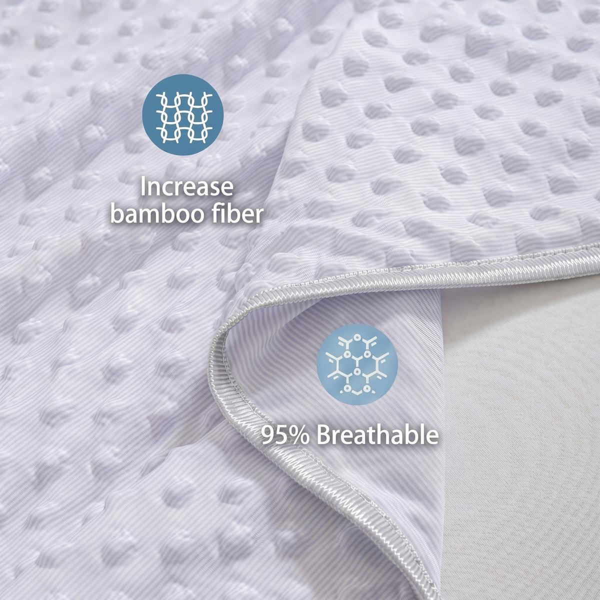 Bamboo Cooling Blanket for Hot Sleepers, Double-Sided Cooling Fabric Throw Twin Queen King, Breathable Soft Lightweight Summer Blanket for Night Sweats, Machine Washable Bamboo Fiber Blanket Multiple Colors