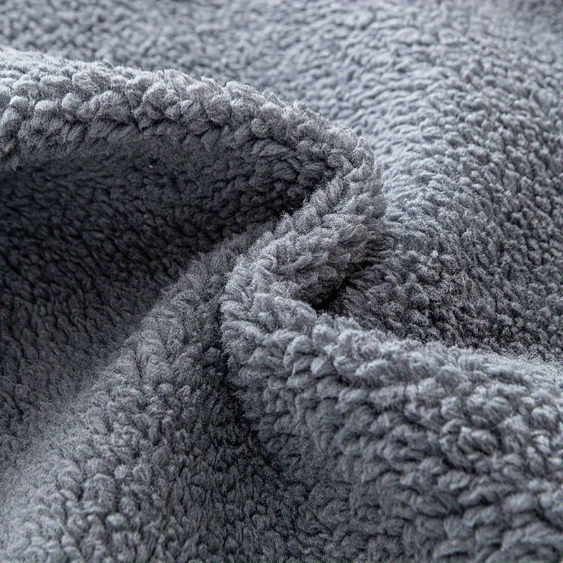 Sofa Cover Plush Shearling Non-Slip Pet-Friendly – Thick Couch Protector with Animal Bone Embroidery for 2 3 4 Seater, Soft Warm Slipcover for Living Room Bedroom Office in Dark Gray Off White Coffee Black