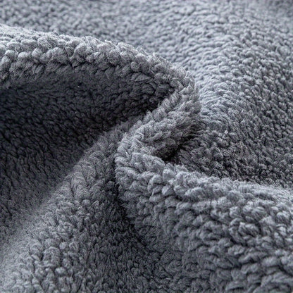 Sofa Cover Plush Shearling Non-Slip Pet-Friendly – Thick Couch Protector with Animal Bone Embroidery for 2 3 4 Seater, Soft Warm Slipcover for Living Room Bedroom Office in Dark Gray Off White Coffee Black