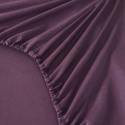 Microfiber Bed Sheets Set 6 Piece Hotel Grade 18" Deep Pocket, Breathable Soft Bedding Twin Full Queen King, 100 GSM All-Season Comfort, Machine Washable Fitted Sheet Flat Sheet Pillowcases, 12 Colors