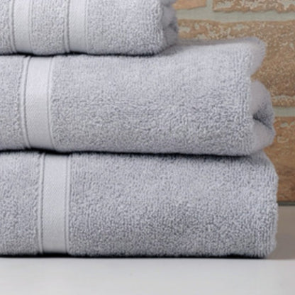 Egyptian Cotton Towel Set 6 Piece – 650 GSM Luxury Bath Towels with Zero Twist Loops, Ultra Soft & Highly Absorbent, Includes 2 Bath Towels, 2 Hand Towels & 2 Washcloths for Bathroom Spa Experience