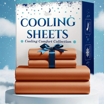 Bamboo Bed Sheet Set 3-4 Piece 4000TC Extra Deep Pocket 20 Inch Luxury Soft Cooling Sheets for Hot Sleepers Wrinkle Shrink Resistant Fitted Flat Sheet Pillowcases Twin Full Queen King 12 Colors