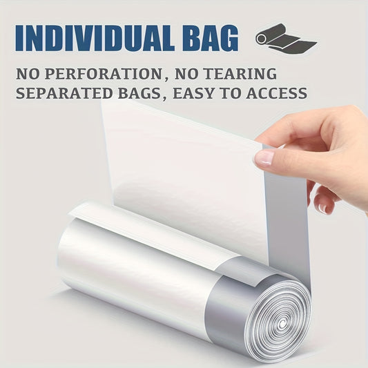 Bulk Drawstring Trash Bags 13 Gallon Extra Thick Heavy Duty Leak-Proof Kitchen Garbage Bags with Drawstring Closure – Commercial Grade Tear-Resistant Liners 100 or 200 Count Value Pack