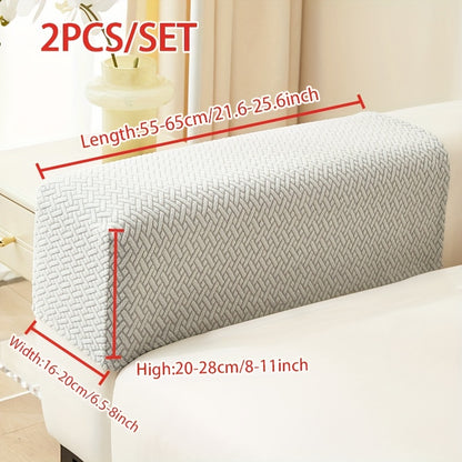 Stretch Jacquard Sofa Cover Non-Slip Elastic Furniture Protector for 1 2 3 4 Seater & L-Shaped Sectional Sofa – Wear-Resistant Polyester Slipcover, Machine Washable, Living Room Bedroom, 5 Colors