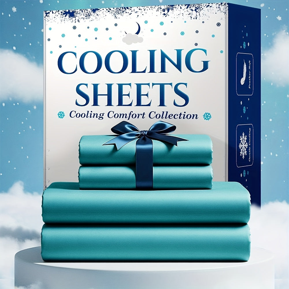 Bamboo Bed Sheet Set 3-4 Piece 4000TC Extra Deep Pocket 20 Inch Luxury Soft Cooling Sheets for Hot Sleepers Wrinkle Shrink Resistant Fitted Flat Sheet Pillowcases Twin Full Queen King 12 Colors