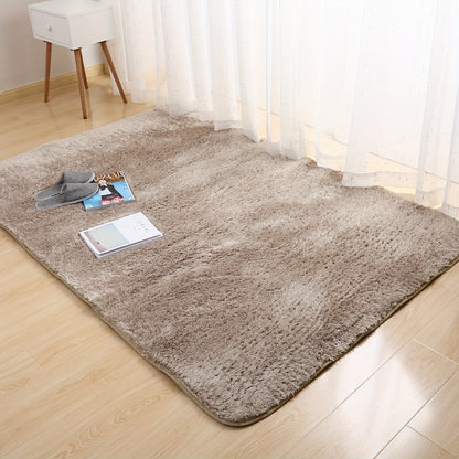 Plush Area Rug Solid Color Tufted Soft Carpet 900GSM Machine Washable Non-Slip - Polyester Fine Hair Floor Mat for Living Room Bedroom Bedside 3x5 4x6 5x8 6x9ft Gray Cream Khaki Wine Purple Rose