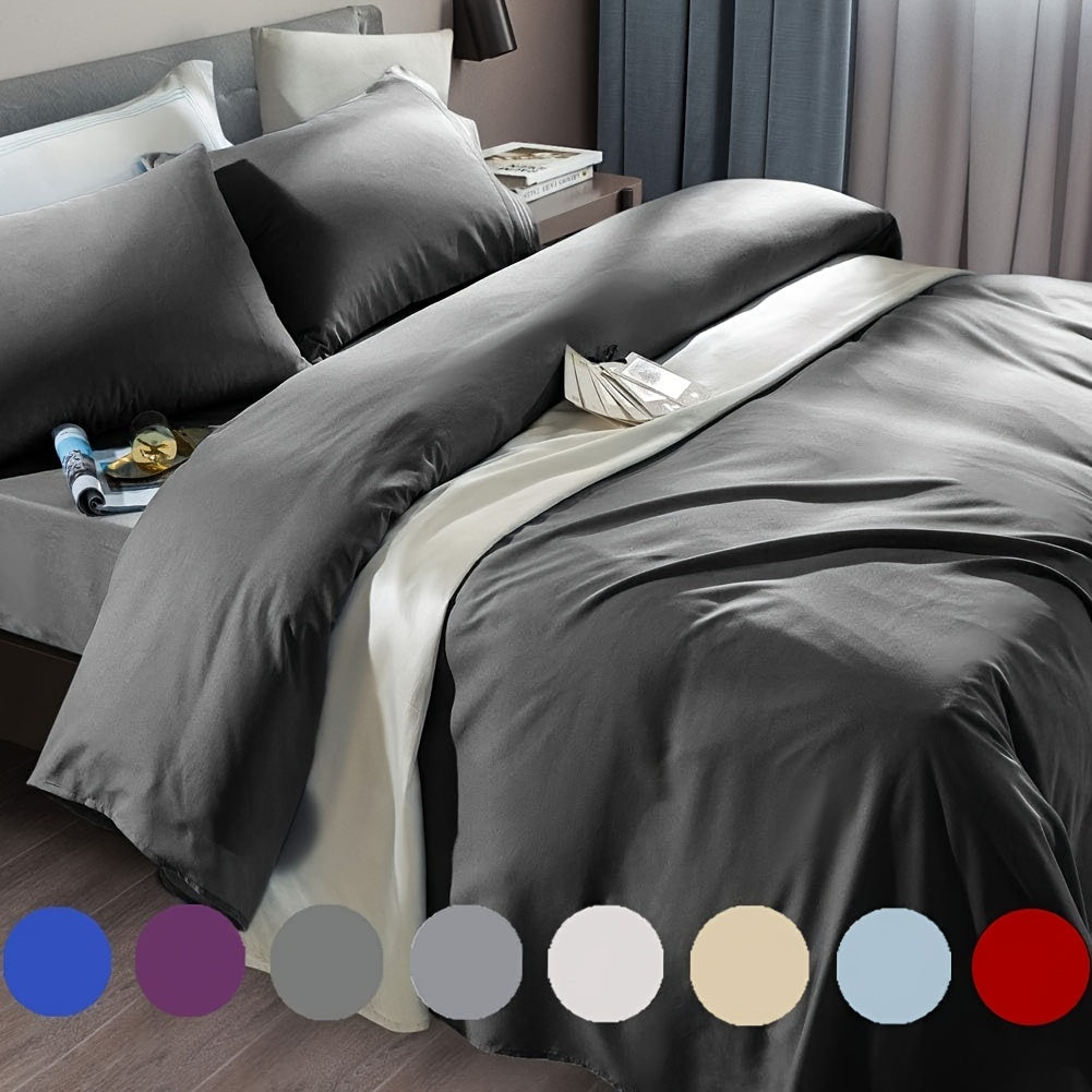 Microfiber Bed Sheet Set 4 Piece – 1800 Thread Count Deep Pocket Sheets for 18-24 Inch Mattress, Wrinkle-Free Soft Bedding Set, Twin XL Full Queen King, 12 Colors, Hotel Quality Bedroom Sheets