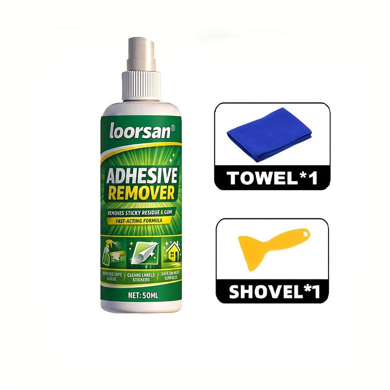 Adhesive Remover Spray Professional – Safe Sticker & Label Remover for Car Stickers Masking Tape Glue Decals Paint Surface Residue Fast-Acting Sticky Residue Dissolver Home & Auto Use