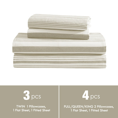 Fitted Sheet Deep Pocket Microfiber - Soft Breathable Cooling Bed Sheet Twin Full Queen King, Wrinkle & Fade Resistant, 14 Colors Available for Bedroom Dorm Guest Room
