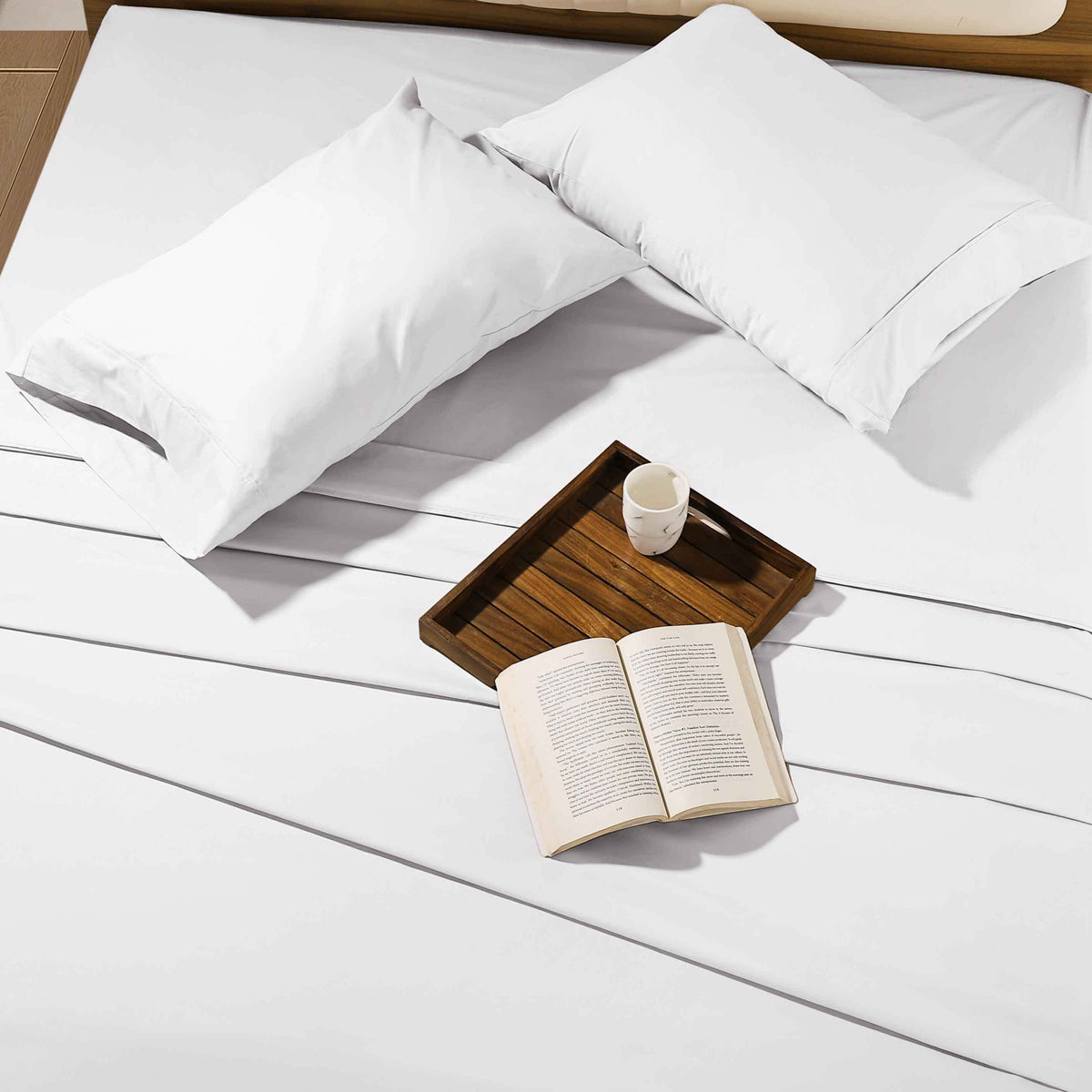 1000 Thread Count Egyptian Cotton Sheet Set Sateen Weave Deep Pocket 16 Inch Fitted Sheet Flat Sheet Pillowcases Soft Breathable Luxury Bedding Twin Full Queen King Grey Ivory White