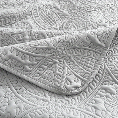 Lightweight Bedspread Coverlet All Season - Soft Breathable Quilted Coin Pattern Blanket for Bed, Non-Slip Reversible Bed Cover for Bedroom, Dorm & Guest Room - Twin Full Queen King, 6 Colors