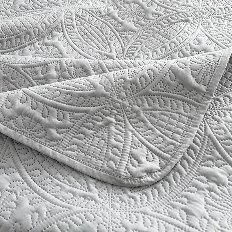 Lightweight Bedspread Coverlet All Season - Soft Breathable Quilted Coin Pattern Blanket for Bed, Non-Slip Reversible Bed Cover for Bedroom, Dorm & Guest Room - Twin Full Queen King, 6 Colors