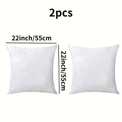 Throw Pillow Inserts Square Filled Cushion Cores 1/2/4 Pack, Soft Pillow Fillers for Living Room Bedroom Sofa Couch Office Home Decoration, 18x18 20x20 22x22 Inch