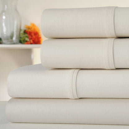 1000 Thread Count Egyptian Cotton Sheet Set Sateen Weave Deep Pocket 16 Inch Fitted Sheet Flat Sheet Pillowcases Soft Breathable Luxury Bedding Twin Full Queen King Grey Ivory White
