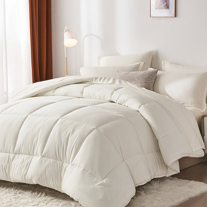 Thin Quilt Comforter Set Twin Full Queen King – Lightweight Breathable Bed in a Bag with Sheets Pillowcases Pillow Shams, All Season Microfiber Bedding Multi-Color