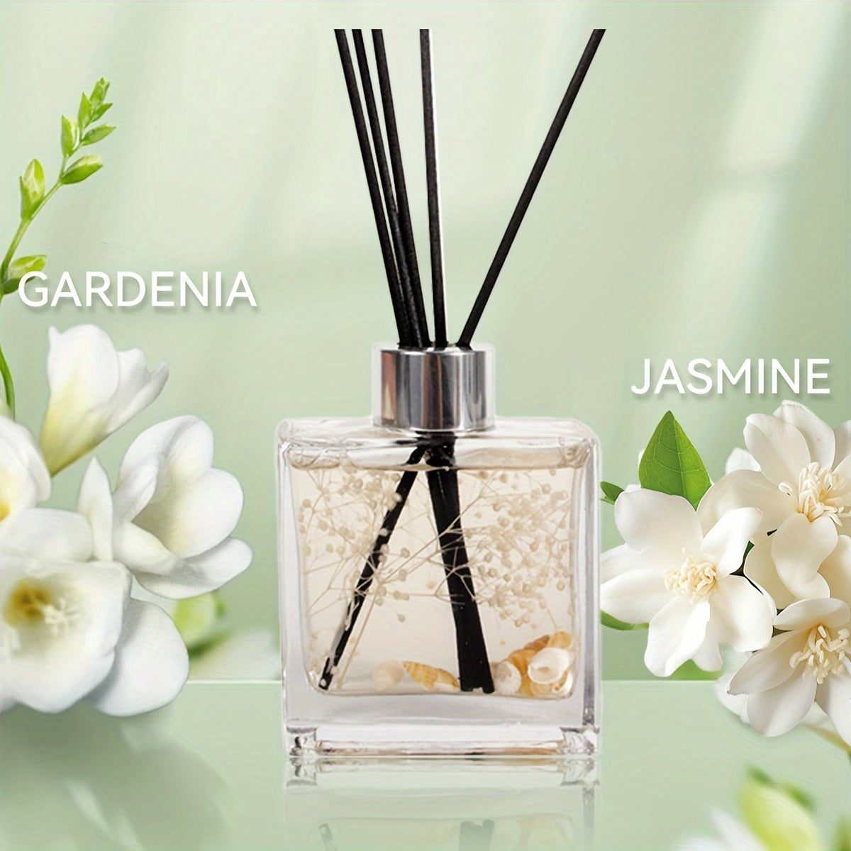 Reed Diffuser Set 4oz - Home Fragrance Aromatherapy Sticks for Bedroom Living Room Bathroom Office, Long Lasting Scent, Air Freshener Decor Gift