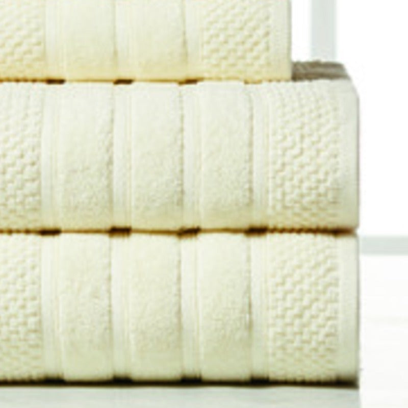 Egyptian Cotton Towel Set 6 Piece – 650 GSM Luxury Bath Towels with Zero Twist Loops, Ultra Soft & Highly Absorbent, Includes 2 Bath Towels, 2 Hand Towels & 2 Washcloths for Bathroom Spa Experience
