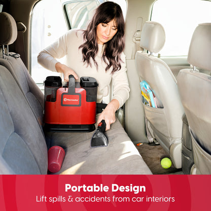 Portable Spot Cleaner 400 Series Carpet & Upholstery Machine – 15KPa Powerful Suction, Corded, Pet Hair Removal for Area Rugs, Couches & Hard Floors