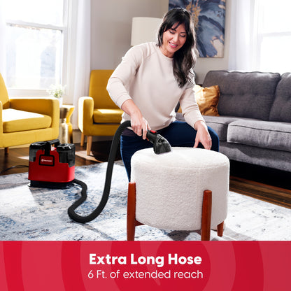 Portable Spot Cleaner 400 Series Carpet & Upholstery Machine – 15KPa Powerful Suction, Corded, Pet Hair Removal for Area Rugs, Couches & Hard Floors