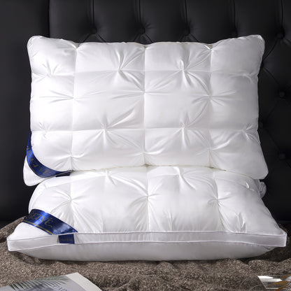 2pcs Luxury Hotel Pillow Set Queen King Size, Deep Sleep Neck Support, High Density Non-Collapse, Cool Breathable, Multiple Colors, Bedroom Sofa Guest Room, Mother's Day Gift