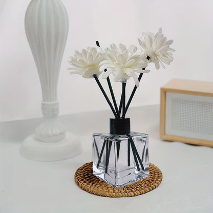 Reed Diffuser Set 50ml Aromatherapy Home Fragrance – Long-Lasting Scented Diffuser Sticks for Bedroom Living Room Office, Elegant Air Freshener Gift, 4 Scents: Gardenia Lavender Shangri-La Encounter