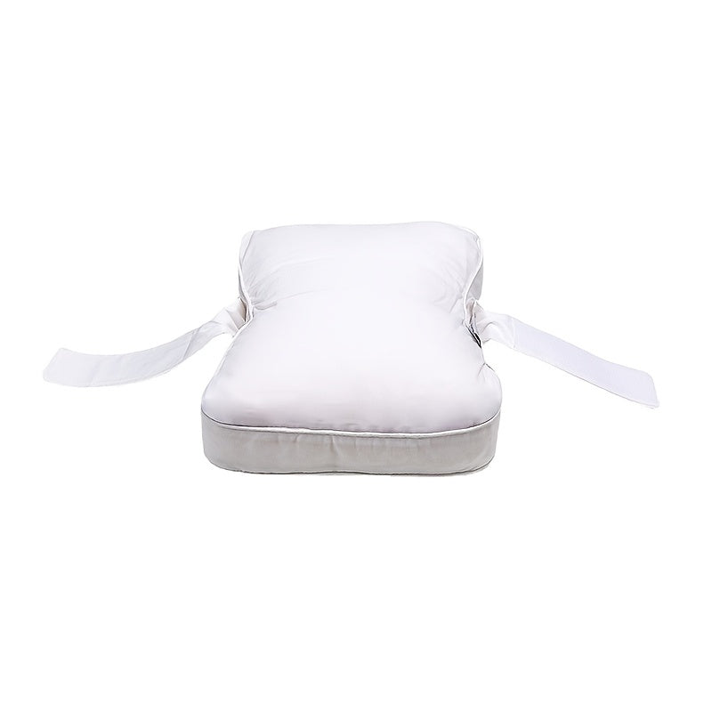 Knee Pillow for Side Sleepers Memory Foam Leg Pillow with Adjustable Straps – Spine Alignment Hip Back Pain Relief Sleeping Cushion