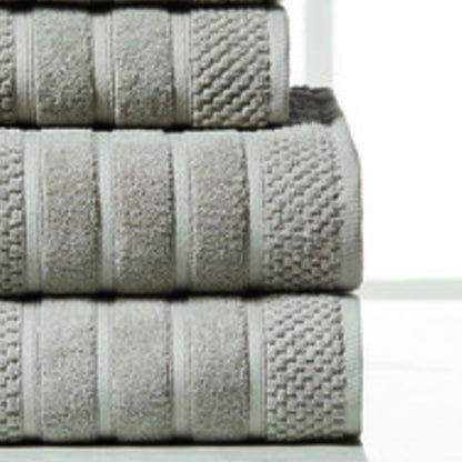 Egyptian Cotton Towel Set 6 Piece – 650 GSM Luxury Bath Towels with Zero Twist Loops, Ultra Soft & Highly Absorbent, Includes 2 Bath Towels, 2 Hand Towels & 2 Washcloths for Bathroom Spa Experience