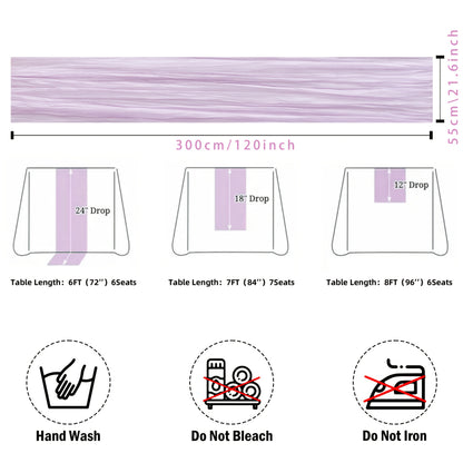 Cheesecloth Table Runner 21.7x120 Inch Sheer Gauze Boho Table Decor for Wedding Reception Bridal Shower Birthday Party Graduation Outdoor Events – Rustic Rectangular Runner in 15 Colors