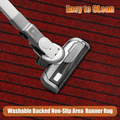 Runner Rug Non-Slip Kitchen Mat with Rubber Backing 1800G Heavy Duty Washable Indoor Outdoor Area Rug for Kitchen Entryway Hallway Laundry Room Balcony – Deep Grey Black Red Katose 2x5 2x8 2x16 Ft