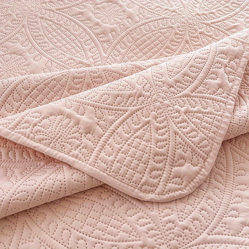 Lightweight Bedspread Coverlet All Season - Soft Breathable Quilted Coin Pattern Blanket for Bed, Non-Slip Reversible Bed Cover for Bedroom, Dorm & Guest Room - Twin Full Queen King, 6 Colors